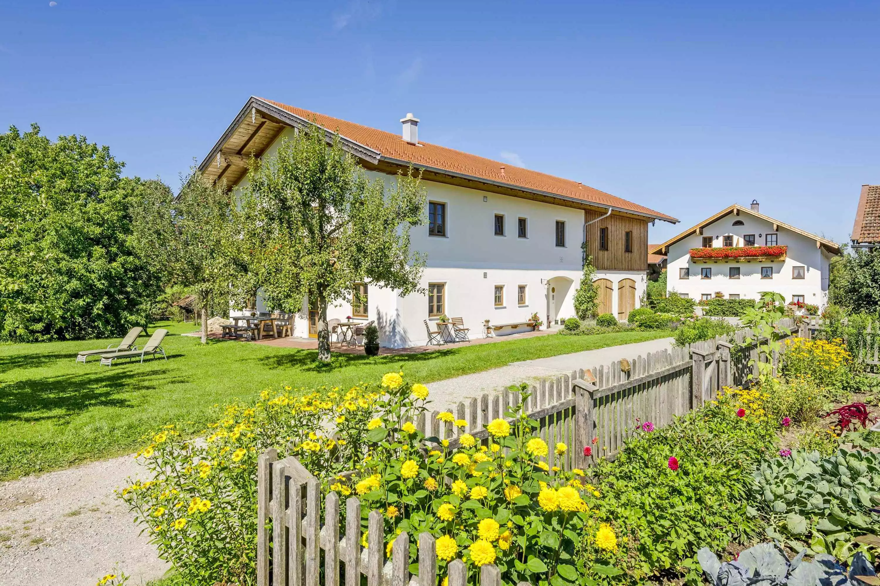 Bauernhofurlaub mit Auszeichnung Oberbayern Grilling Chiemsee Chiemgau